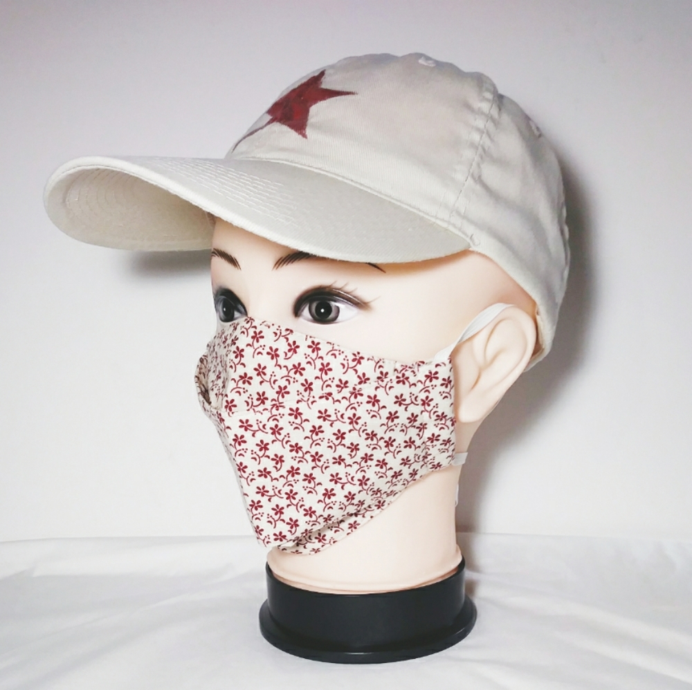 3D Flower Patterned Face Mask - Picture 6 of 7